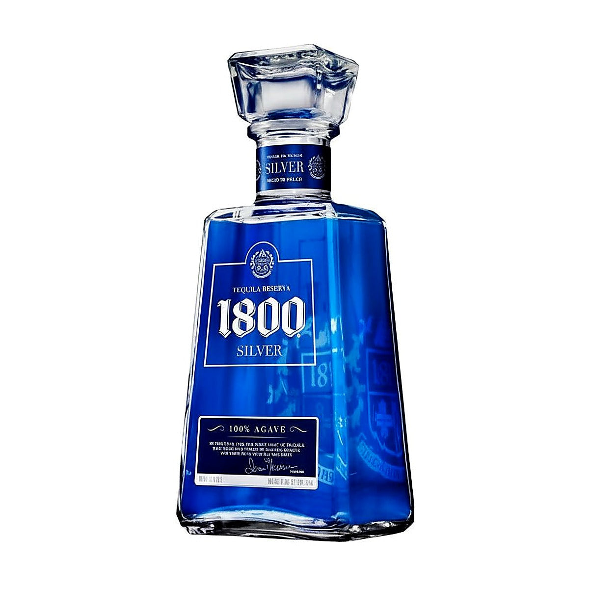Buy 1800 silver tequila 750 ml Online. Checkout reviews and prices only at  Whisky and Whiskey.com