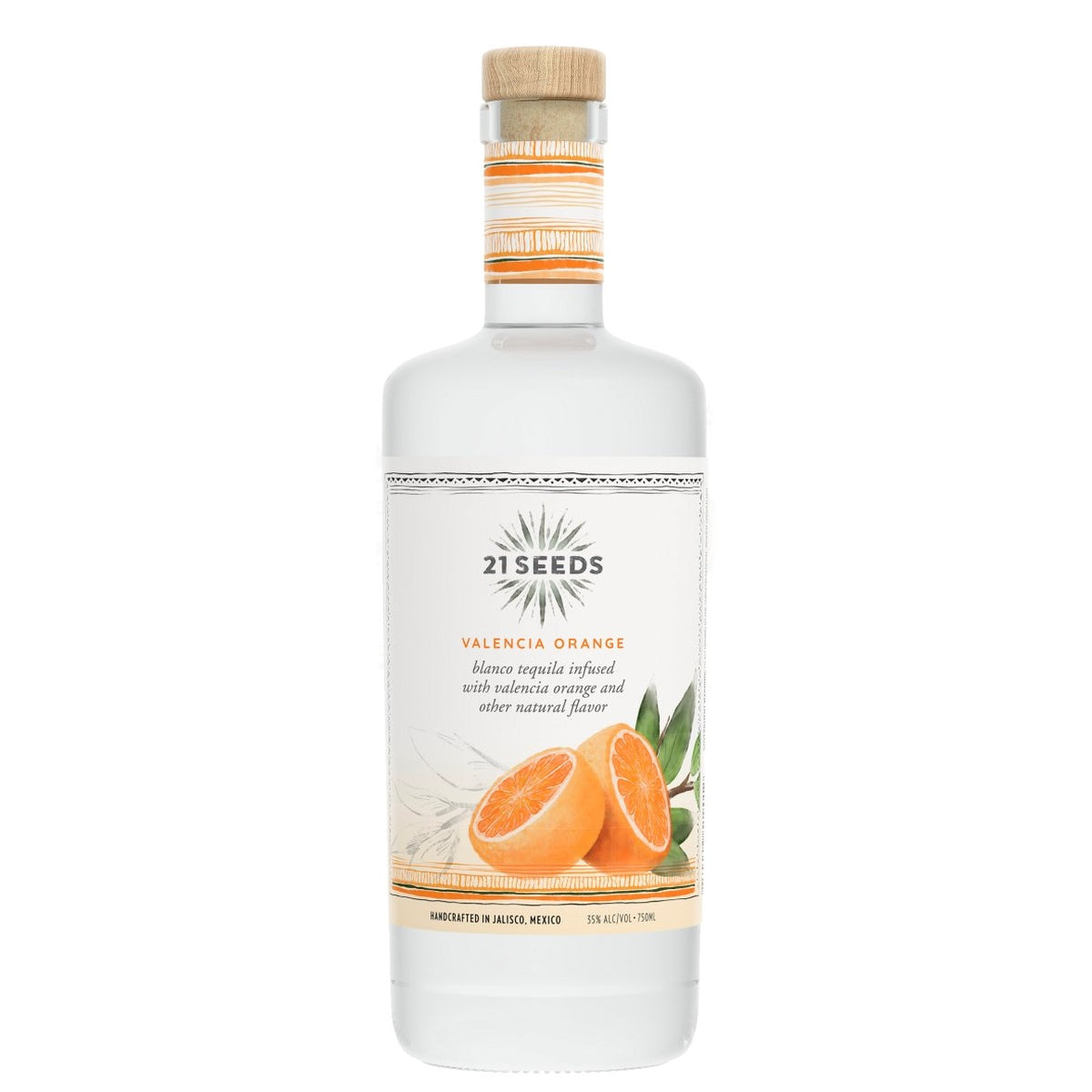 21 Seeds Valencia Orange Tequila - Whisky and Whiskey