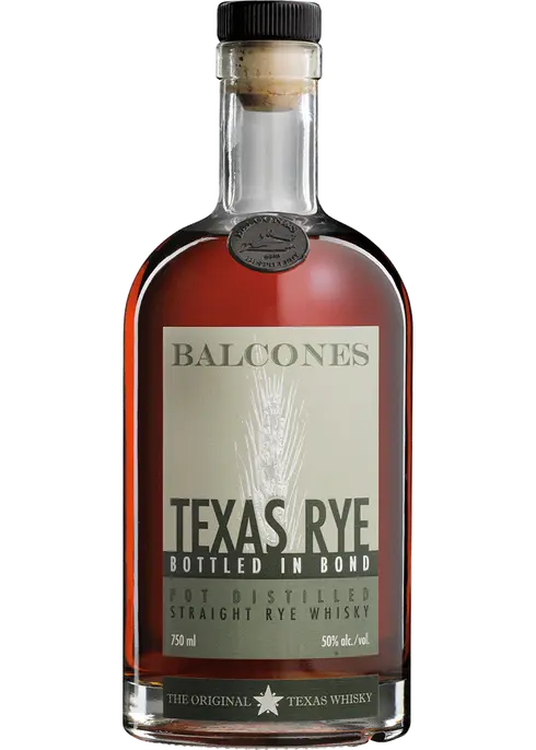 Balcones Texas Rye Bottled In Bond Whiskey