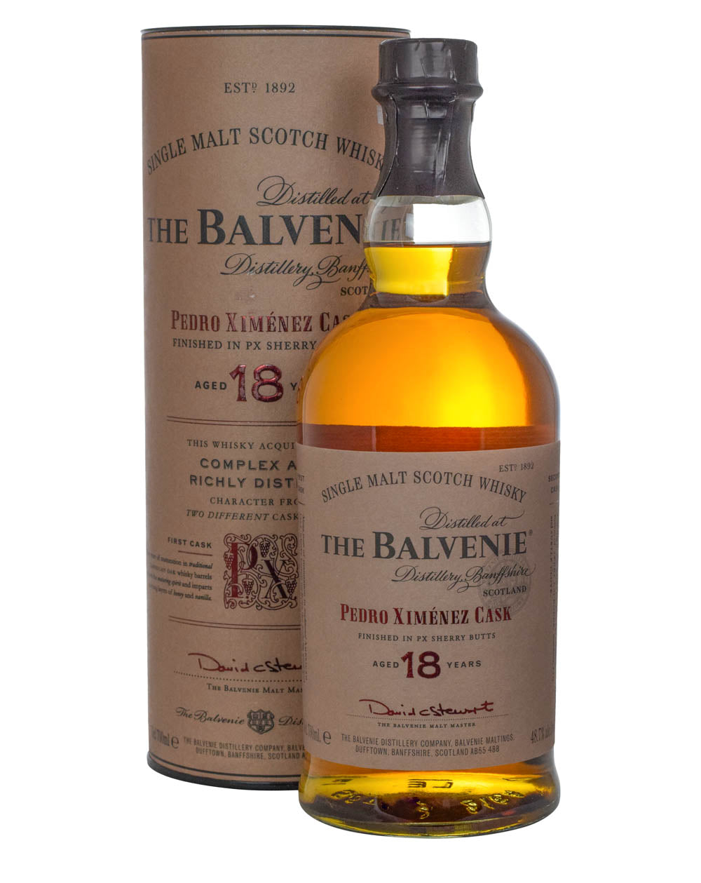The Balvenie 18 Year Old Pedro Ximenez Cask Single Malt Scotch Whisky