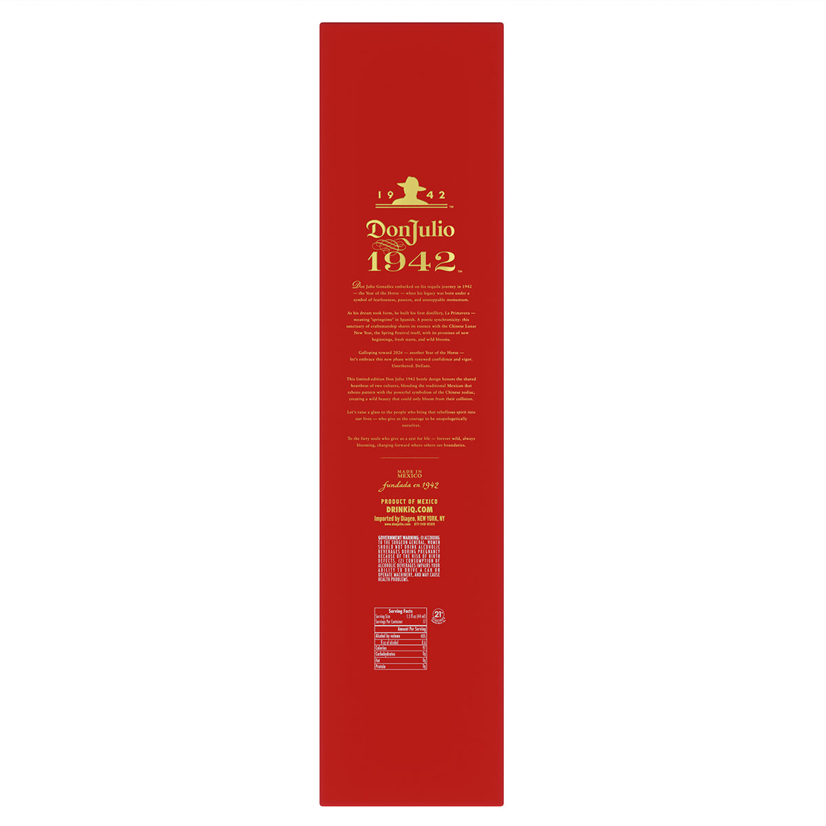 Don Julio 1942 Tequila Anejo Year of the Horse 2026 Limited Edition