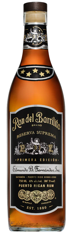 Ron Del Barrilito Aged Rum 5 Stars Primera Edicion Reserva Suprema