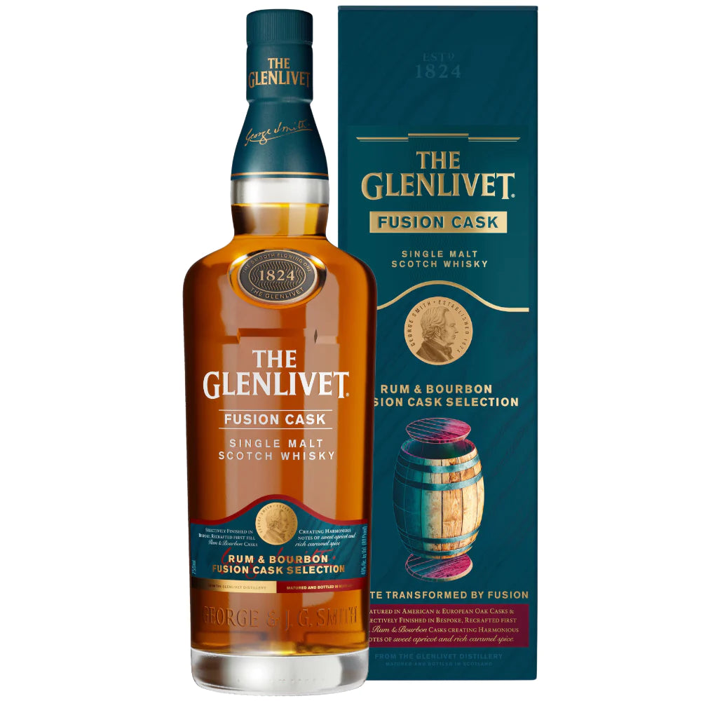 The Glenlivet Rum & Bourbon Fusion Cask Selection Single Malt – Whisky and  Whiskey