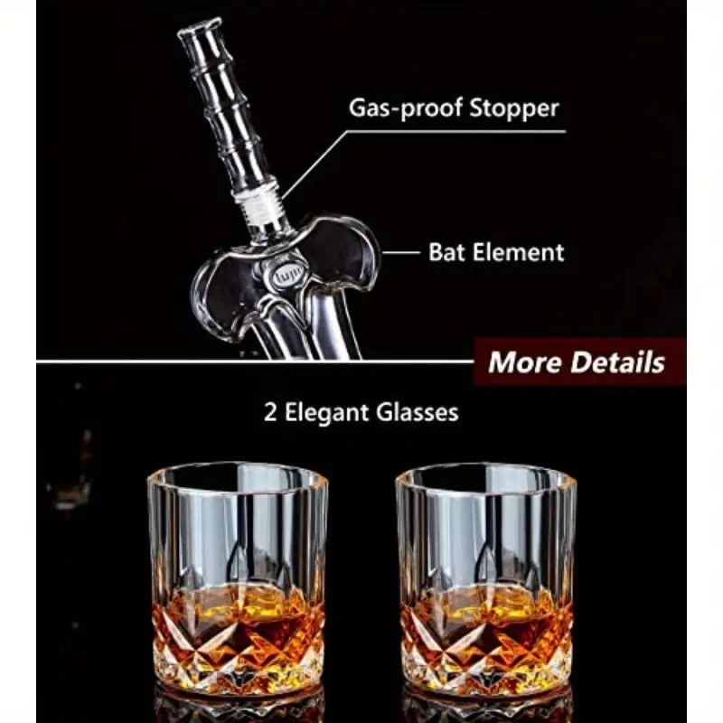 Legendary Sword Decanter Gift Set