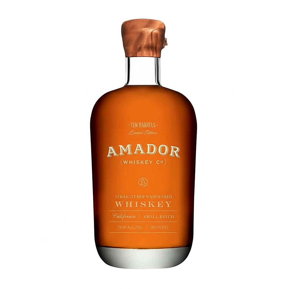 Amador Ten Barrels Small Batch Hop Flavored Whiskey