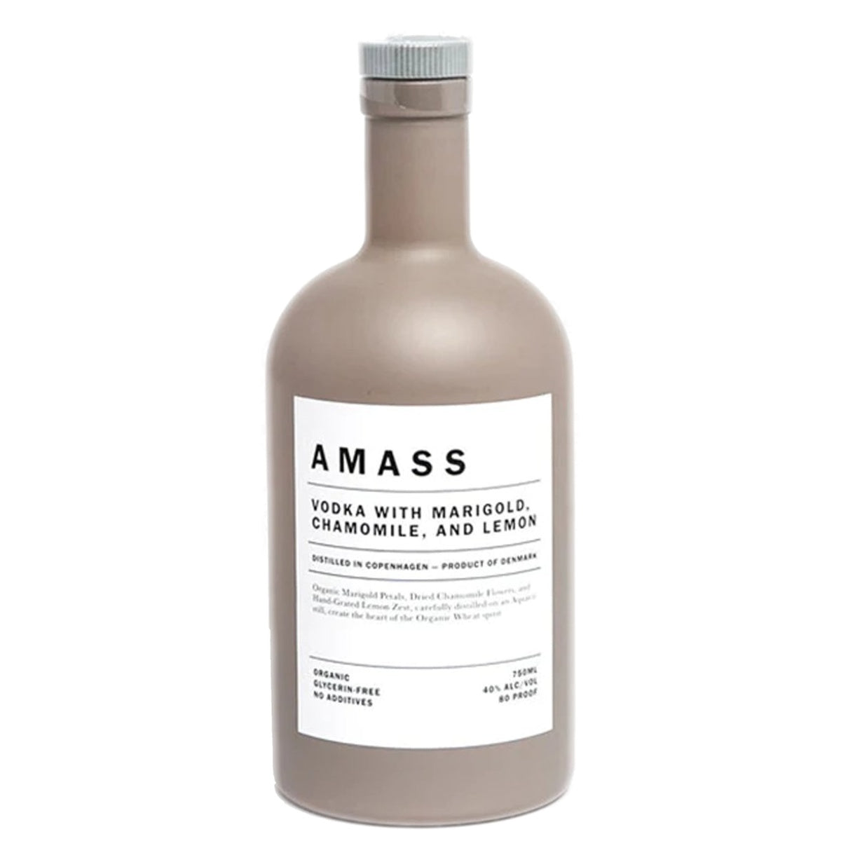 AMASS Vodka with Marigold Chamomile & Lemon Zest - Whisky and Whiskey