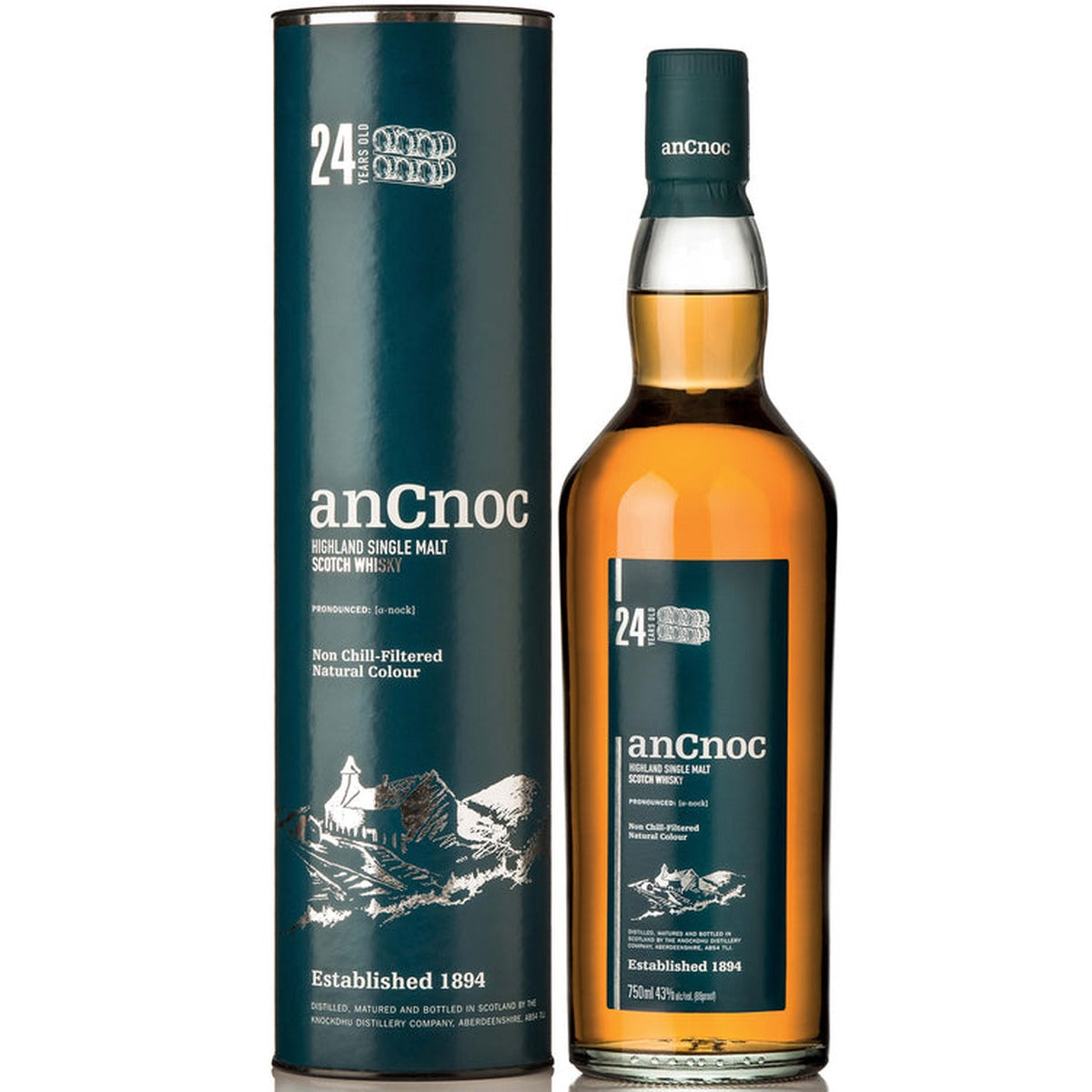 Ancnoc 24 Year Single Malt Scotch Whisky