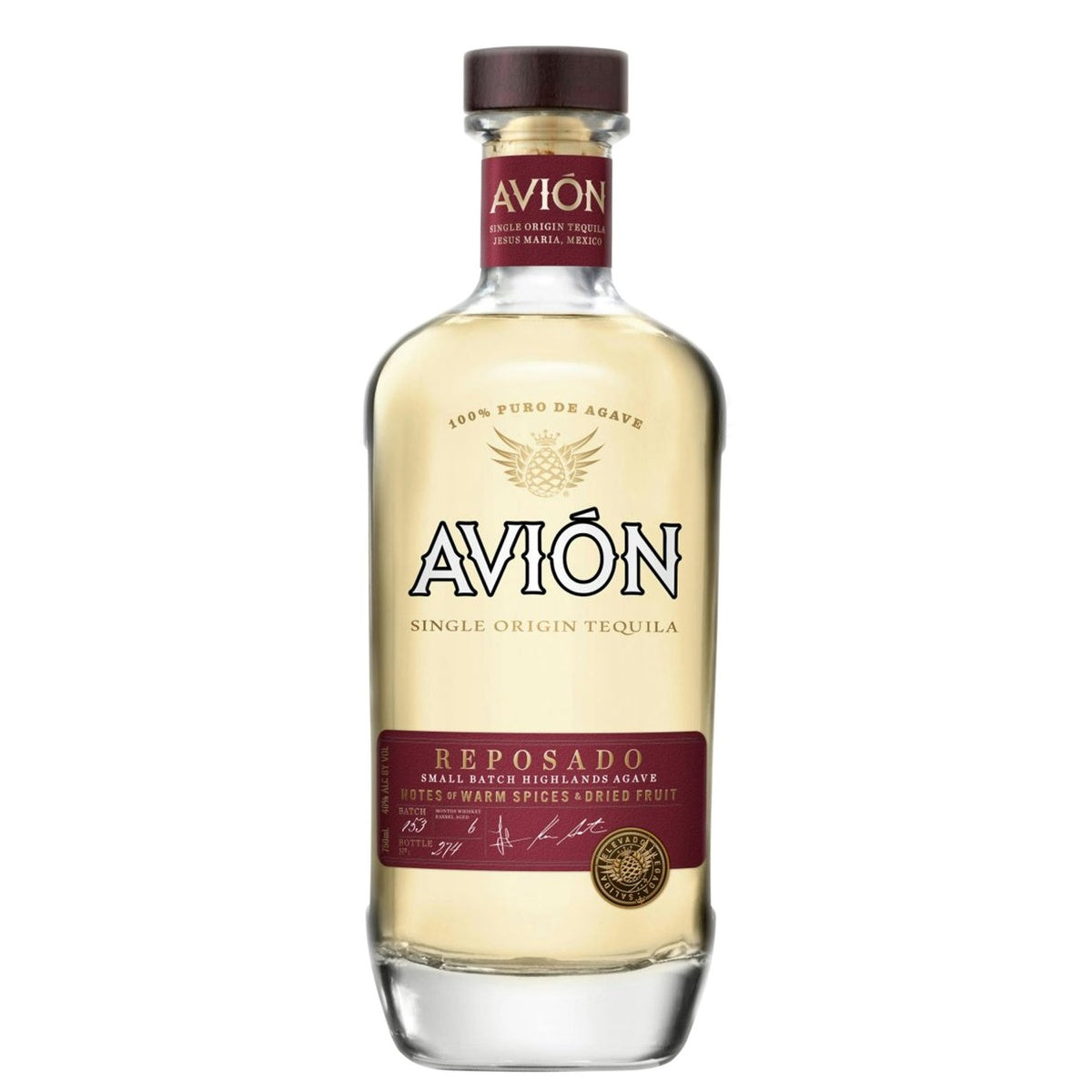Avion Reposado Tequila - Whisky and Whiskey