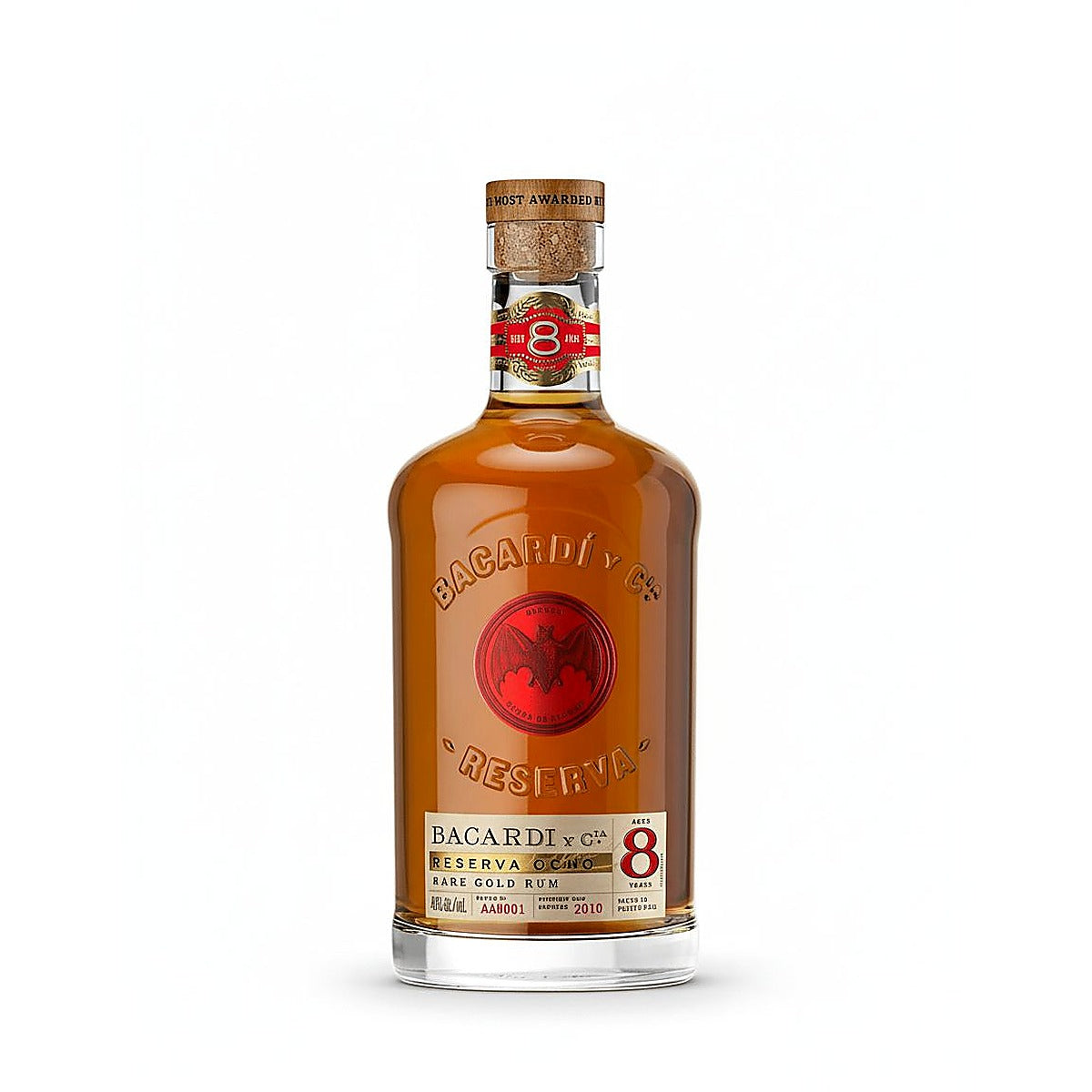 Bacardi 8 Year Reserva Ocho Rare Gold Rum