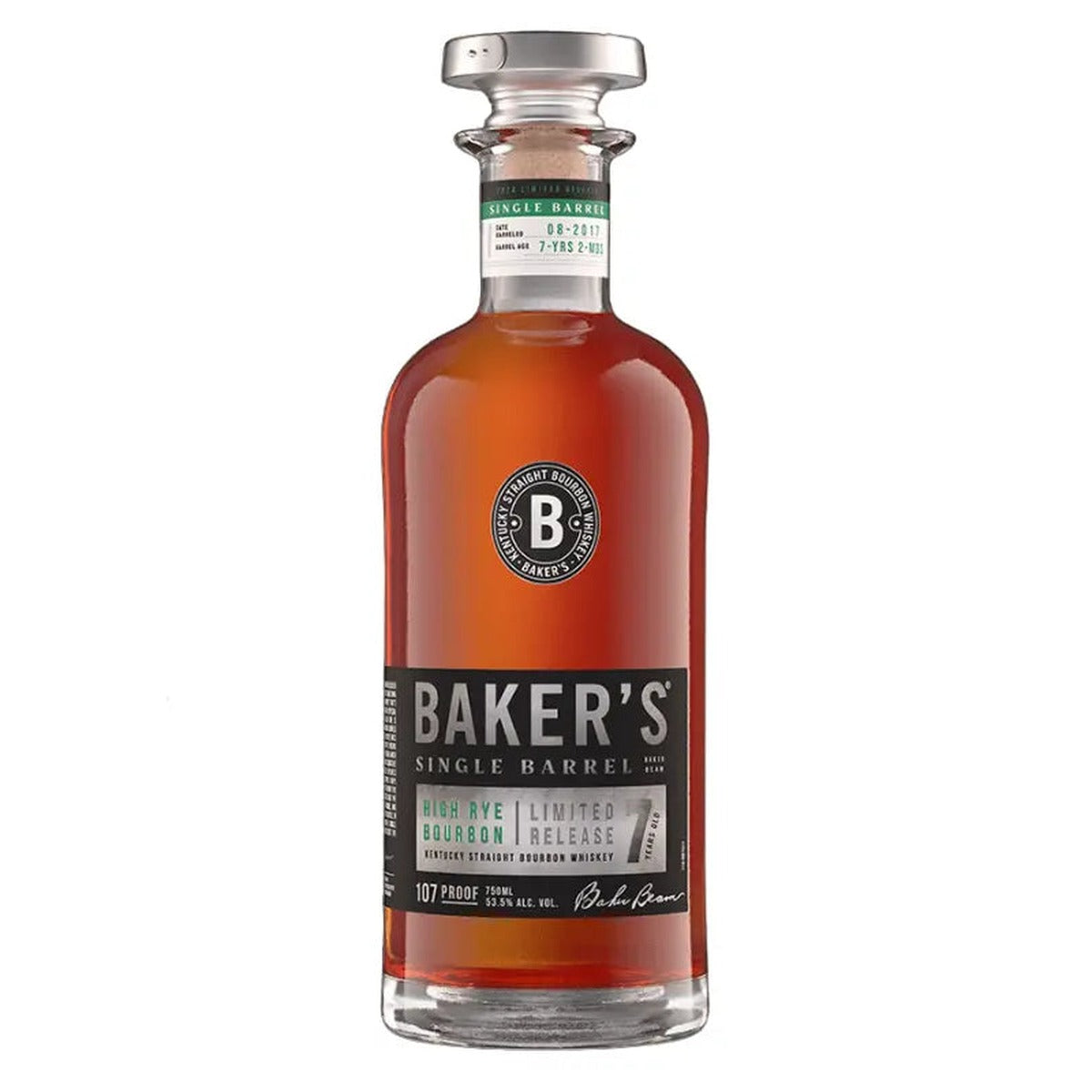 Baker's 7 Year Single Barrel High Rye Bourbon Whiskey
