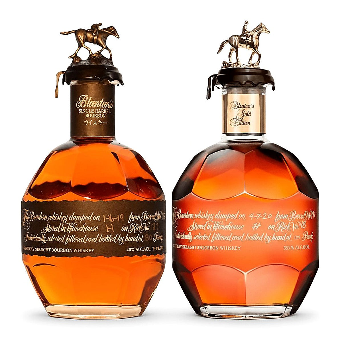 Blanton's Black Label Gold Label Bundle