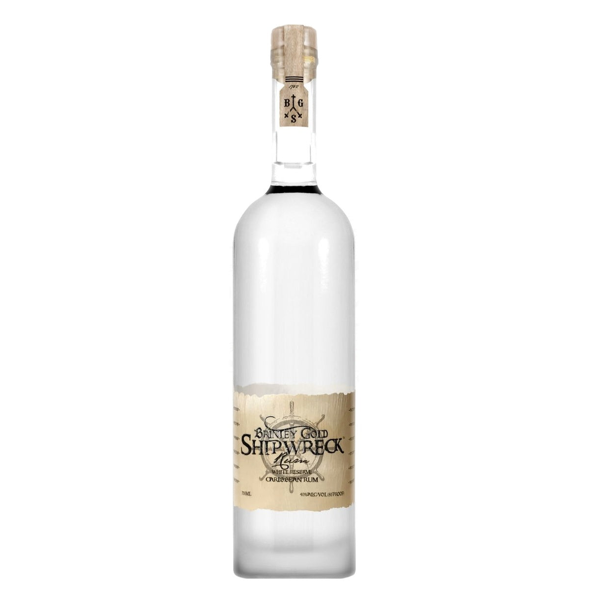 Brinley Gold Shipwreck White Reserve Rum - Whisky and Whiskey