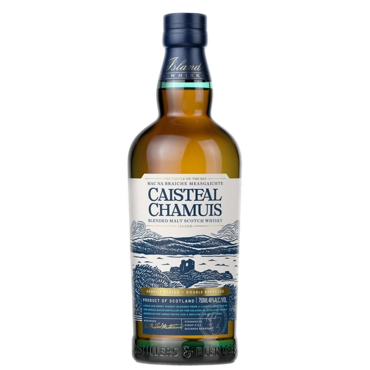Caisteal Chamuis Blended Malt Scotch Whiskey Finished In First Fill Bourbon Barrels - Whisky and Whiskey