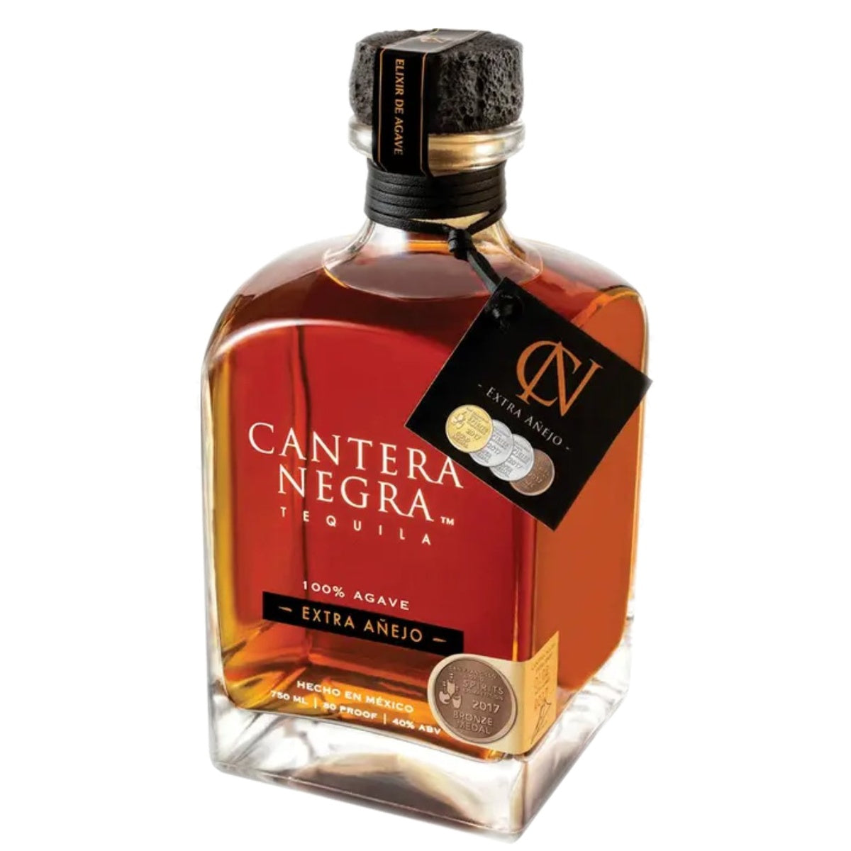 Cantera Negra Extra Anejo Tequila - Whisky and Whiskey