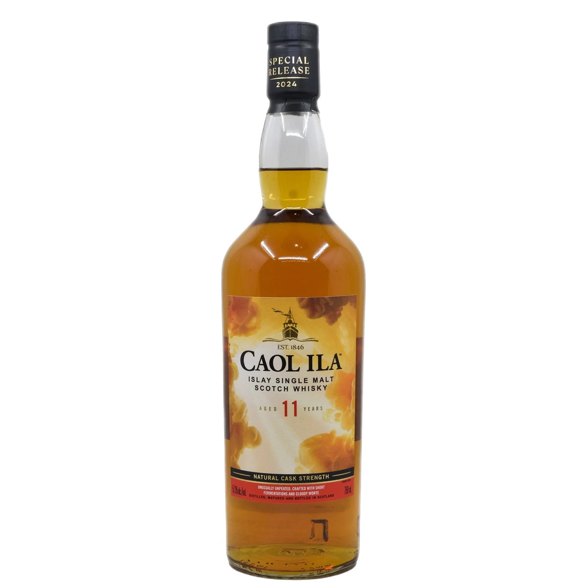 Caol Ila Single Malt Scotch Natural Cask Strength Special Release 11 Year