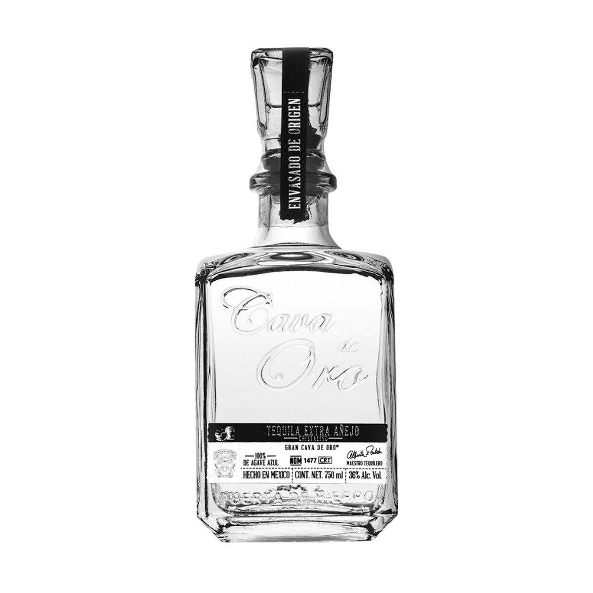 Cava De Oro Tequila Anejo Cristalino