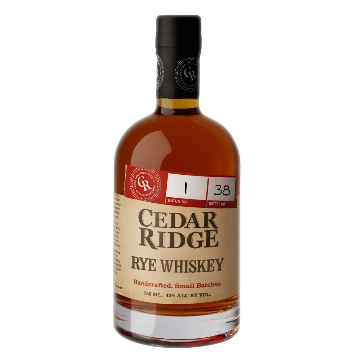 Cedar Ridge Rye Whiskey - Whisky and Whiskey