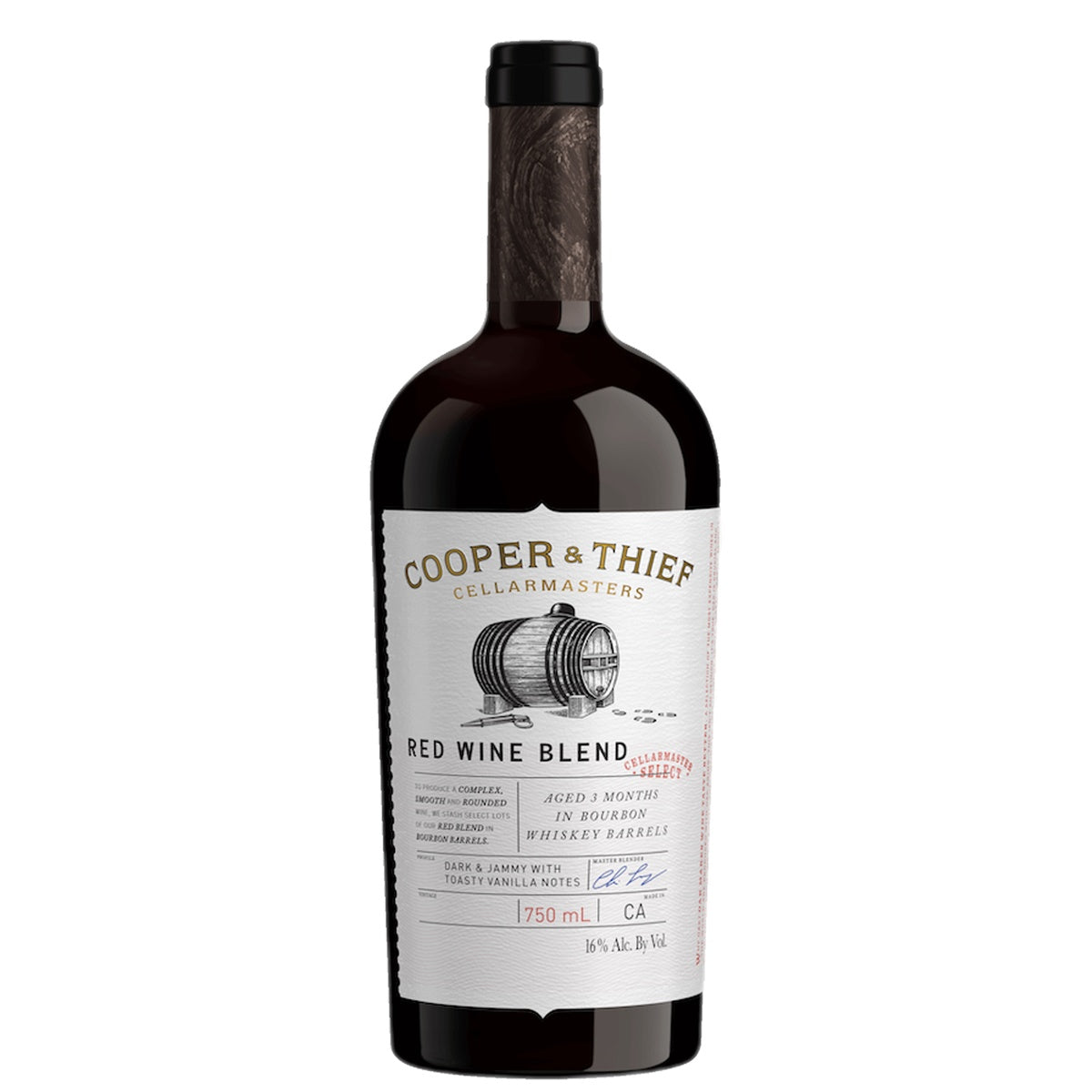 Cooper & Thief Red Wine Blend Bourbon Barrel Aged California