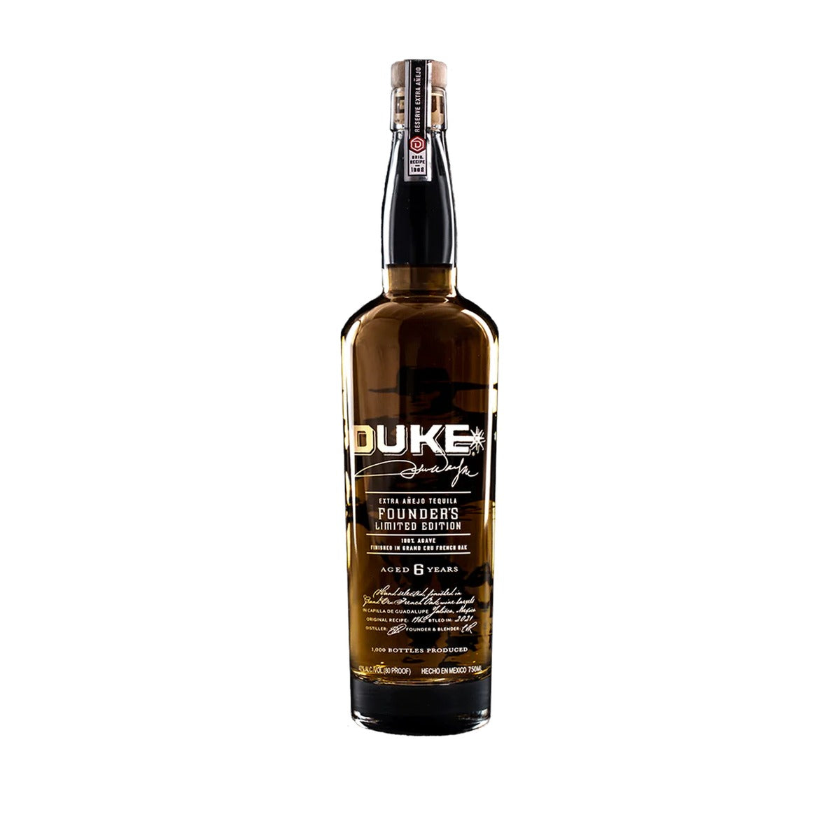 Duke Aged 6 Year Founder's Limited Edition Extra Anejo Tequila