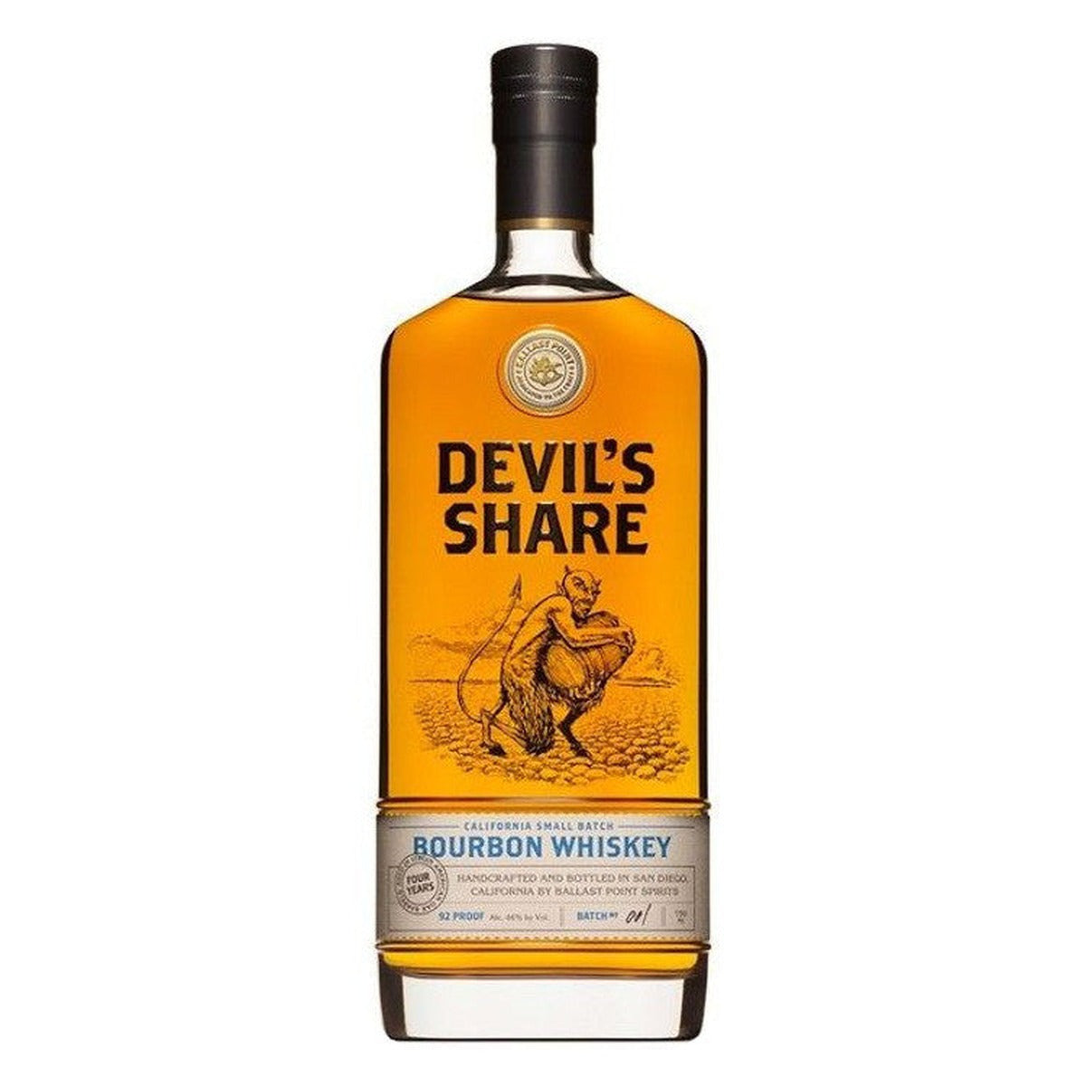 Cutwater Devil's Share 4 Year Bourbon Whiskey