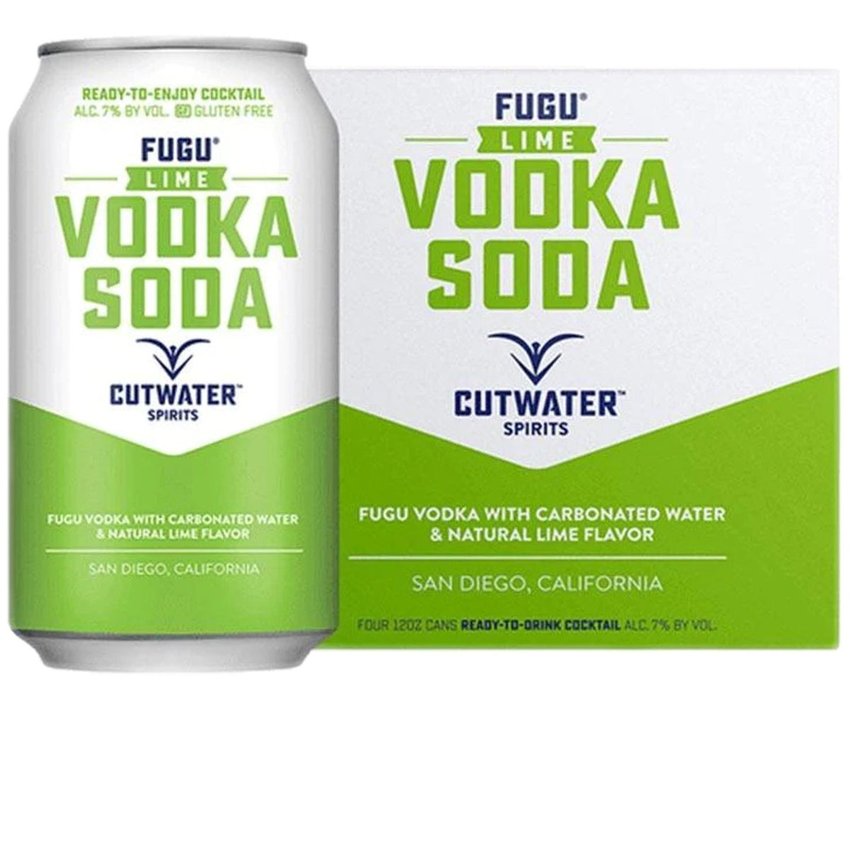 Cutwater Fugu Lime Vodka Soda - Whisky and Whiskey