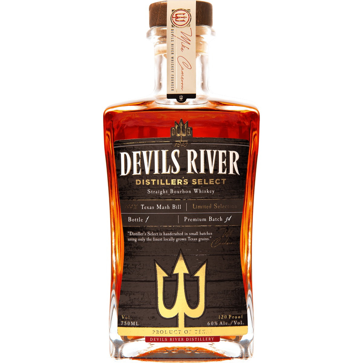 Devils River Distiller's Select Straight Bourbon Whiskey