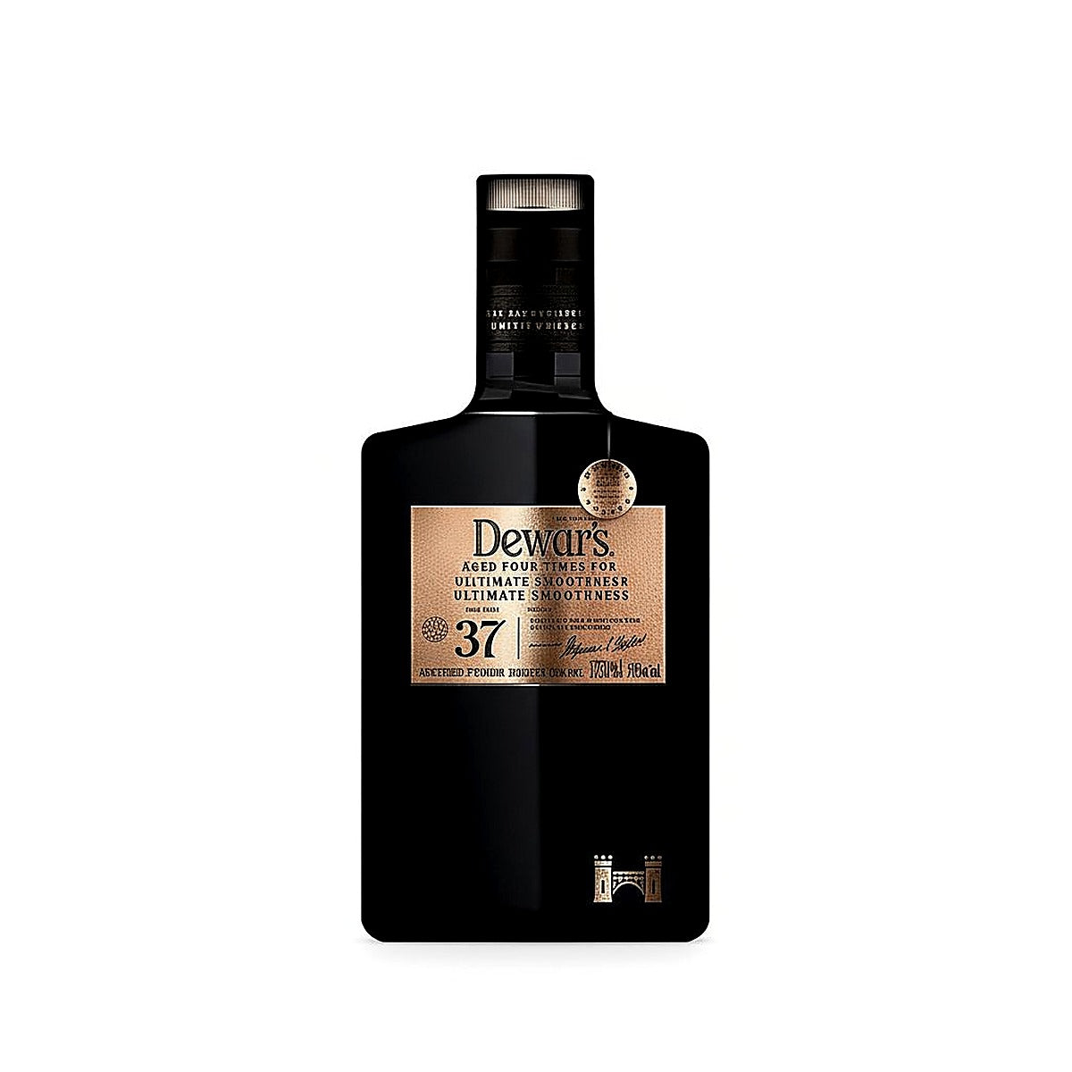 Dewar's Double Double 37 Year Scotch Whisky w/ Baccarat Crystal Glasse