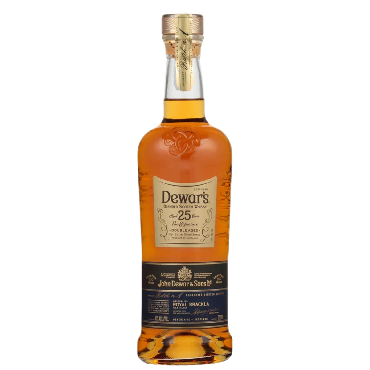 Dewar's Blended Scotch The Signature Double Aged 25 Year