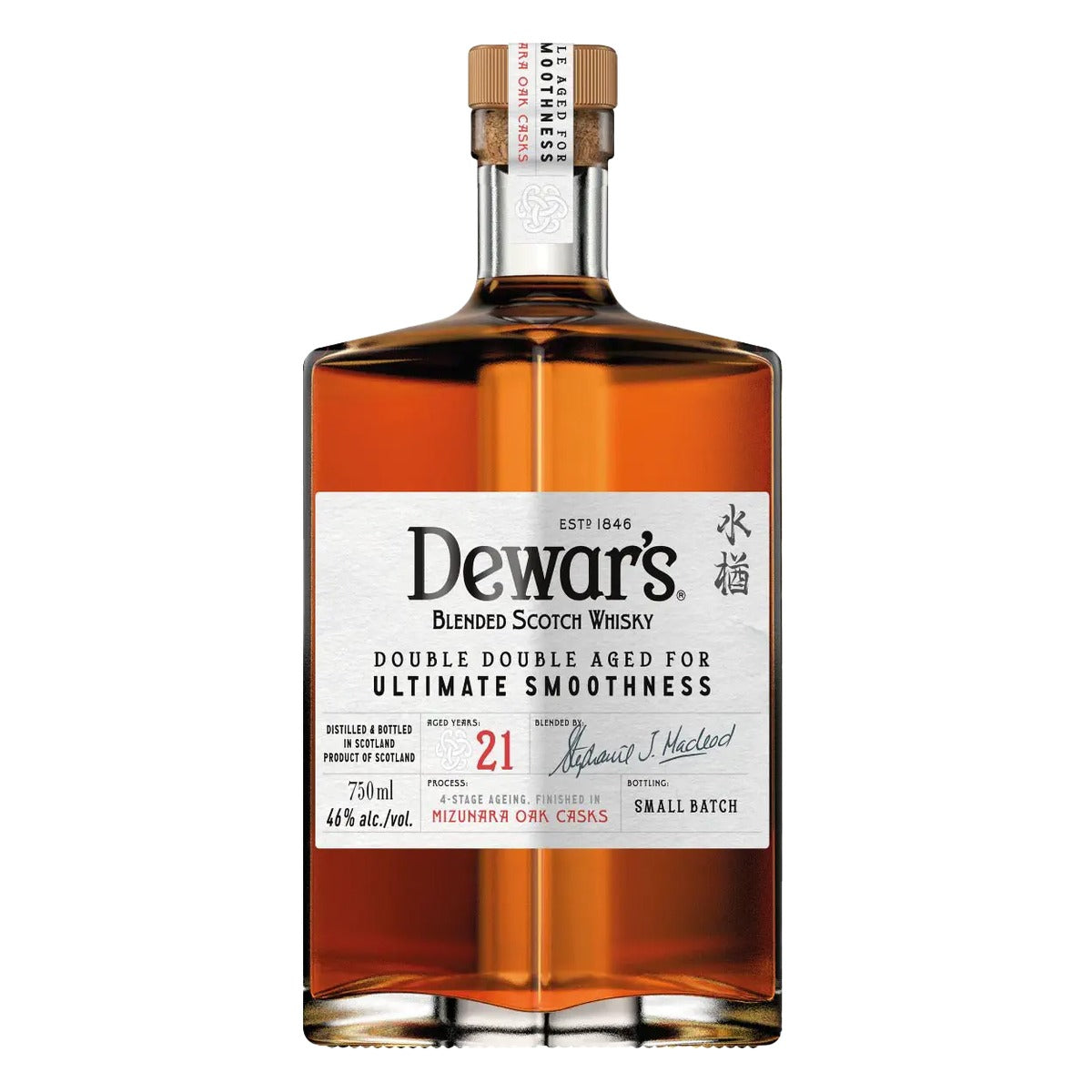 Dewar's Double Double 21 Year Mizunara Blended Scotch Whisky