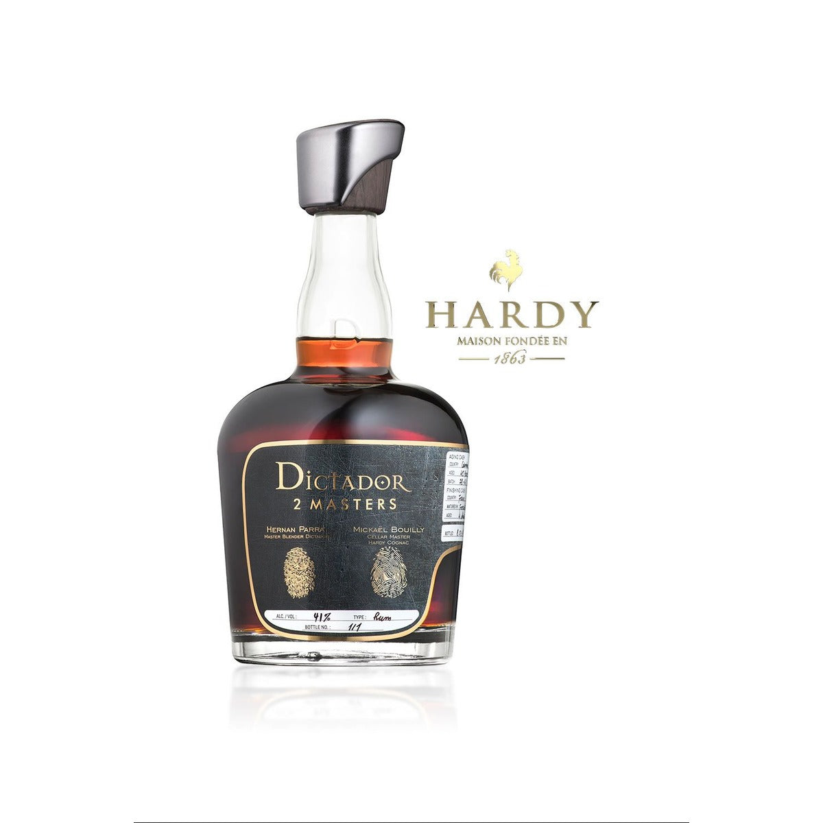 Dictador 2 Masters Hardy Cognac 1984 Rum