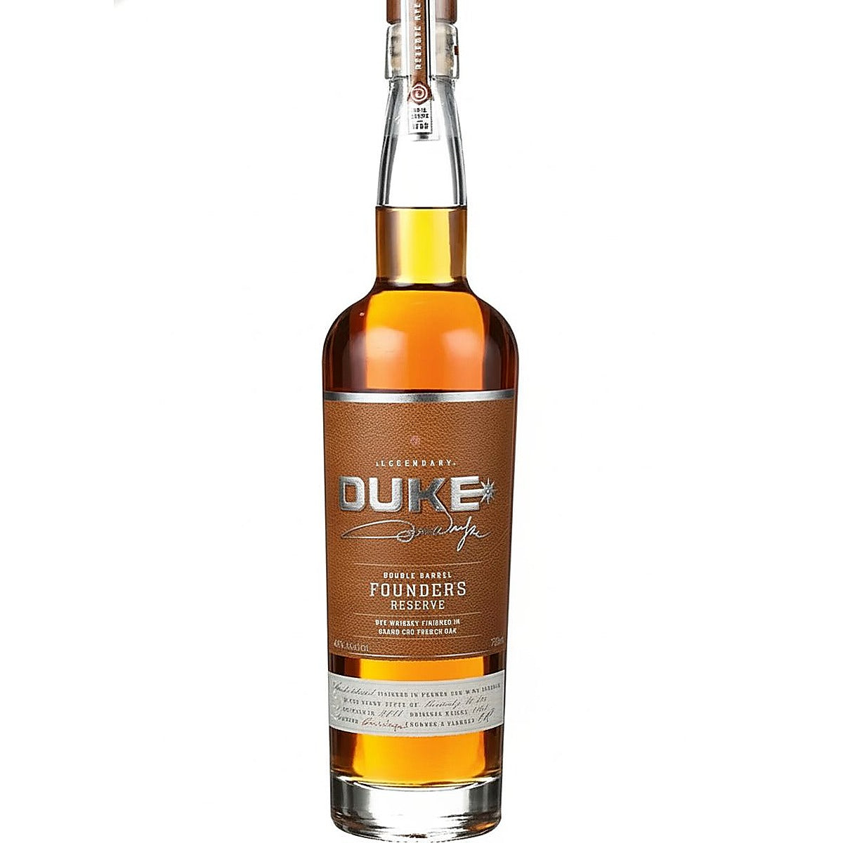 Duke Double Barrel Founder's Reserve Rye Whiskey