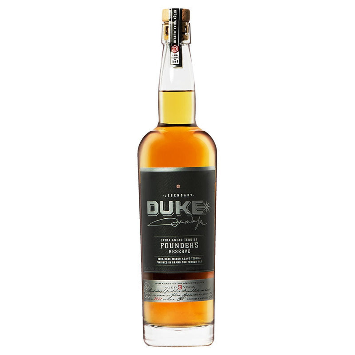 Duke Aged 3 Year Founder's Reserve Extra Anejo Tequila