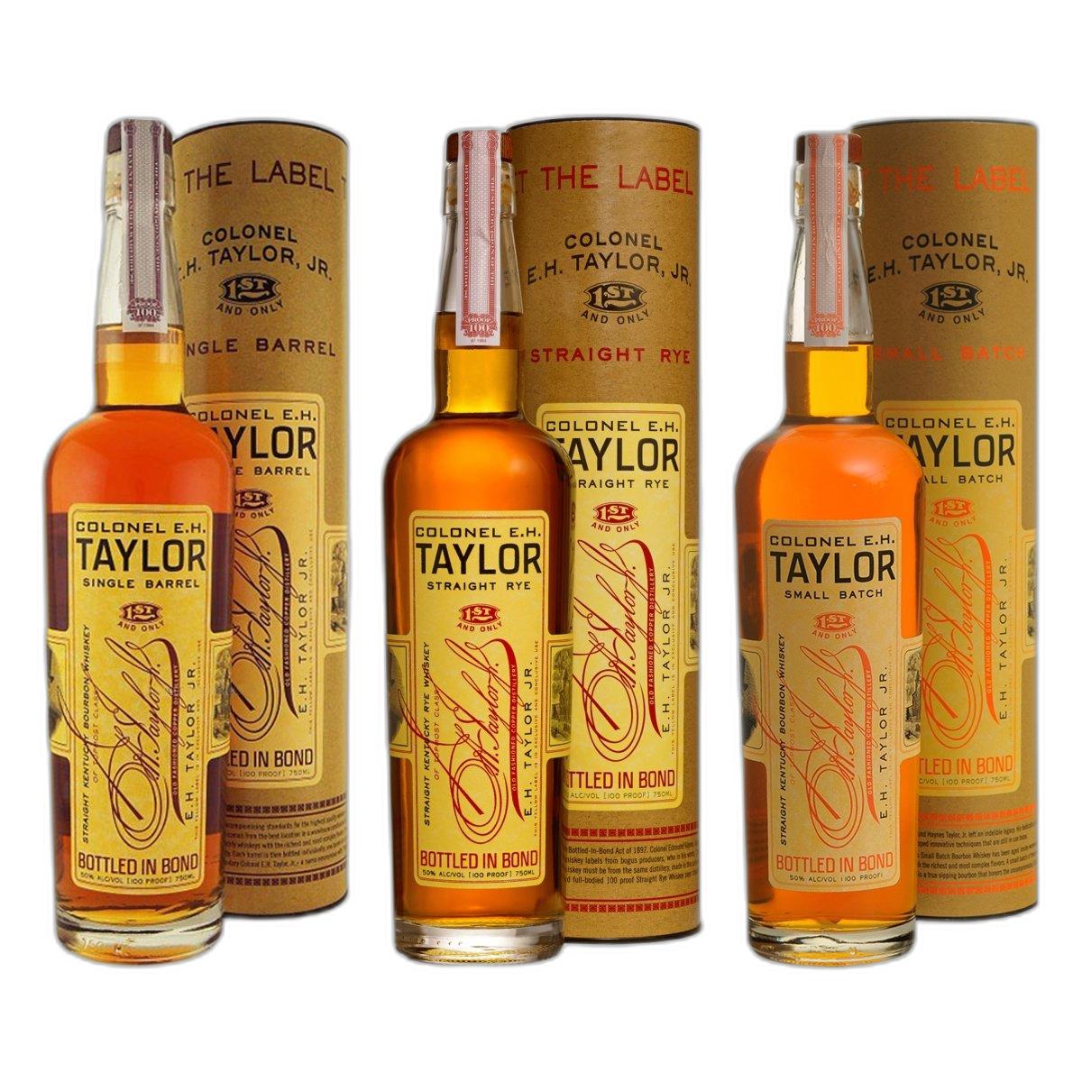 EH Taylor Single Barrel Bourbon Straight Rye Small Batch Bundle