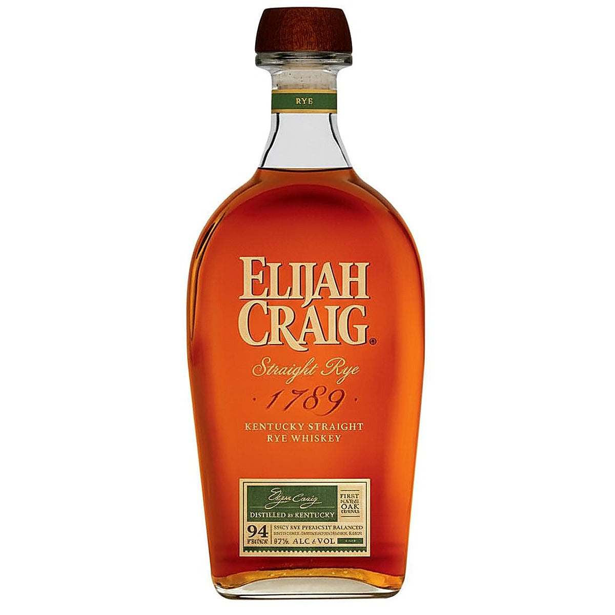 Elijah Craig Kentucky Straight Rye Whiskey