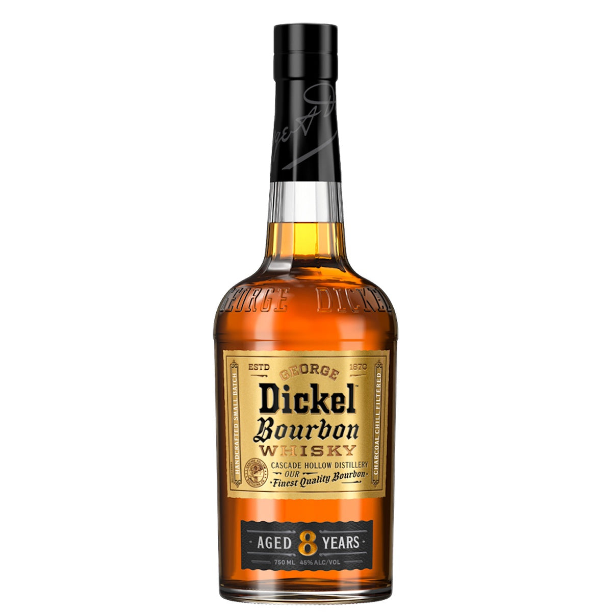 George Dickel Bourbon Handcrafted Small Batch 8 Year