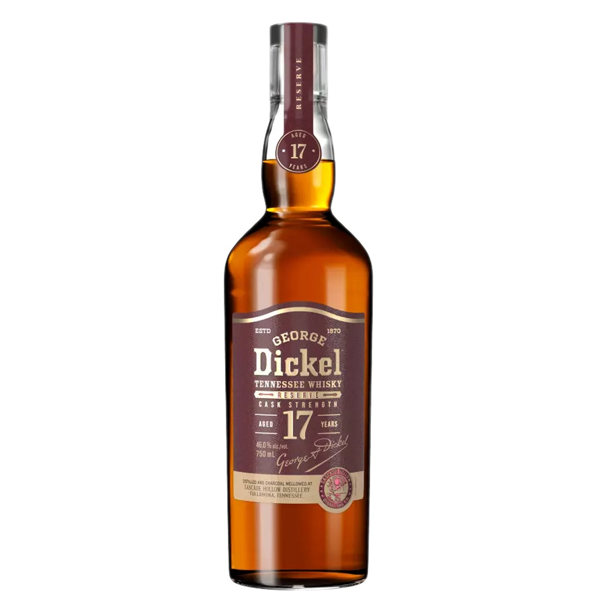 George Dickel Tennessee Whiskey Reserve Cask Strength 17 Year