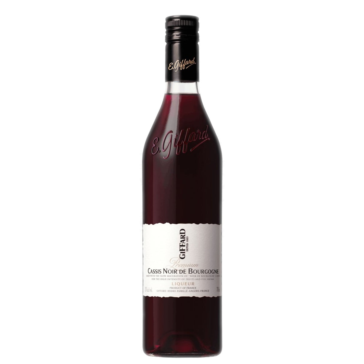 Giffard Cassis Noir de Bourgogne Premium Liqueur - Whisky and Whiskey