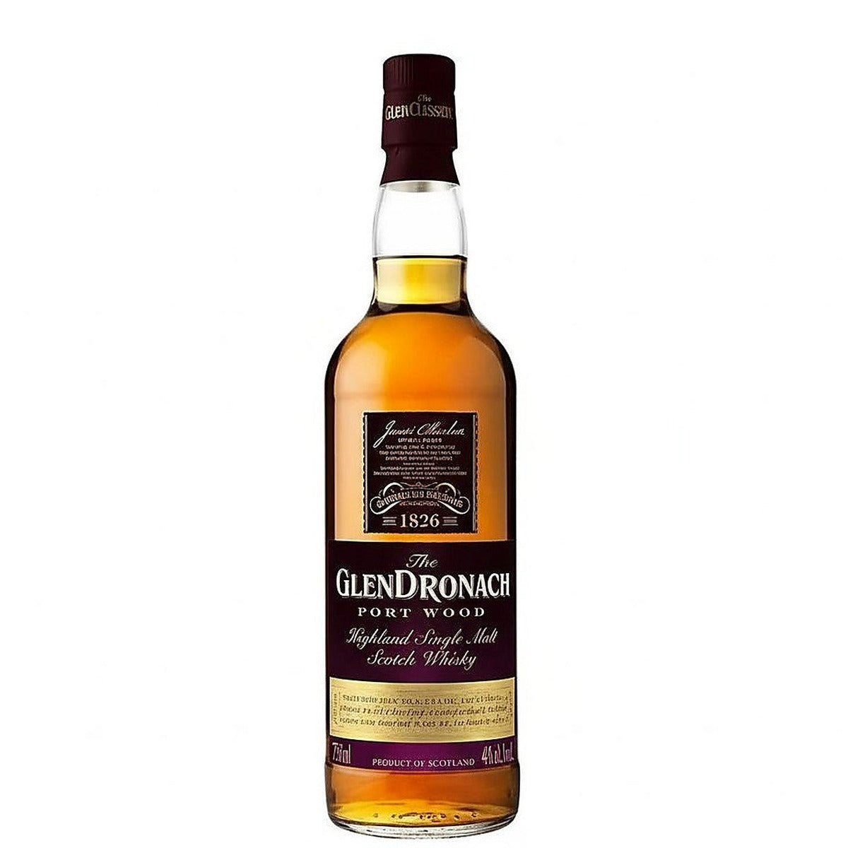 Glendronach Port Wood Single Malt Scotch Whisky