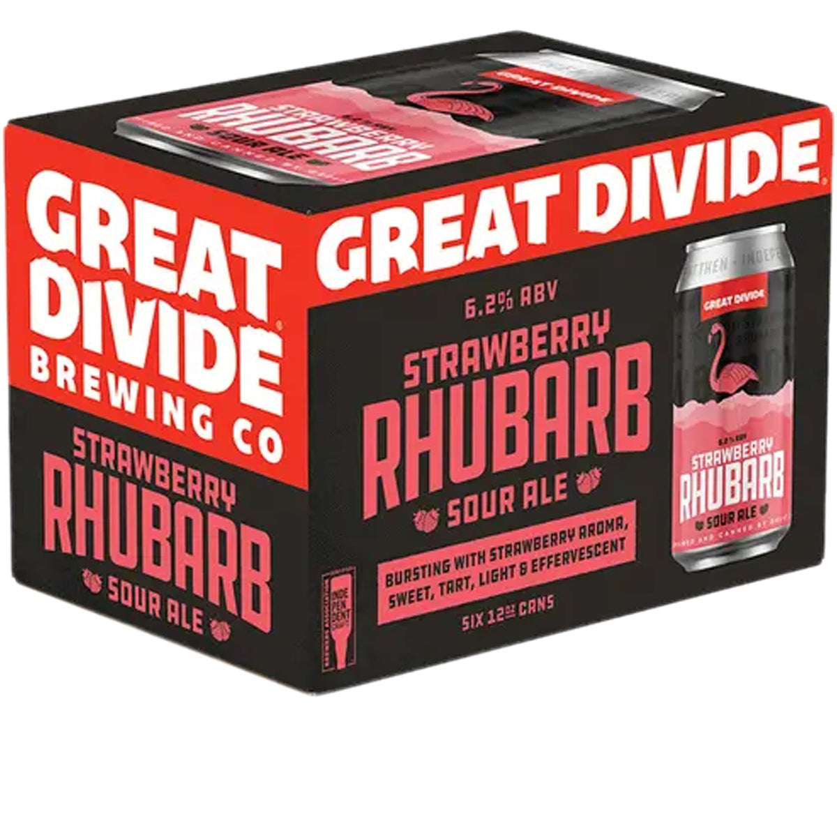 Great Divide Strawberry Rhubarb 24 Pack