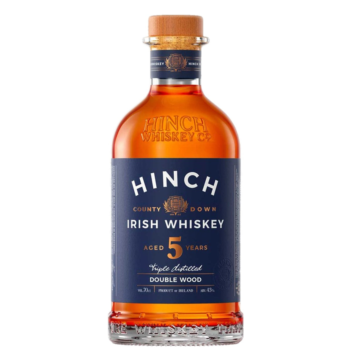 Hinch Distillery 5 Year Old, Double Wood Irish Whiskey - Whisky and Whiskey