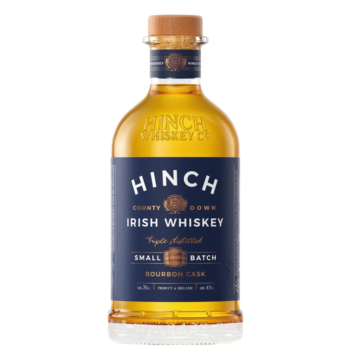 Hinch Distillery Small Batch Bourbon Cask Irish Whiskey - Whisky and Whiskey