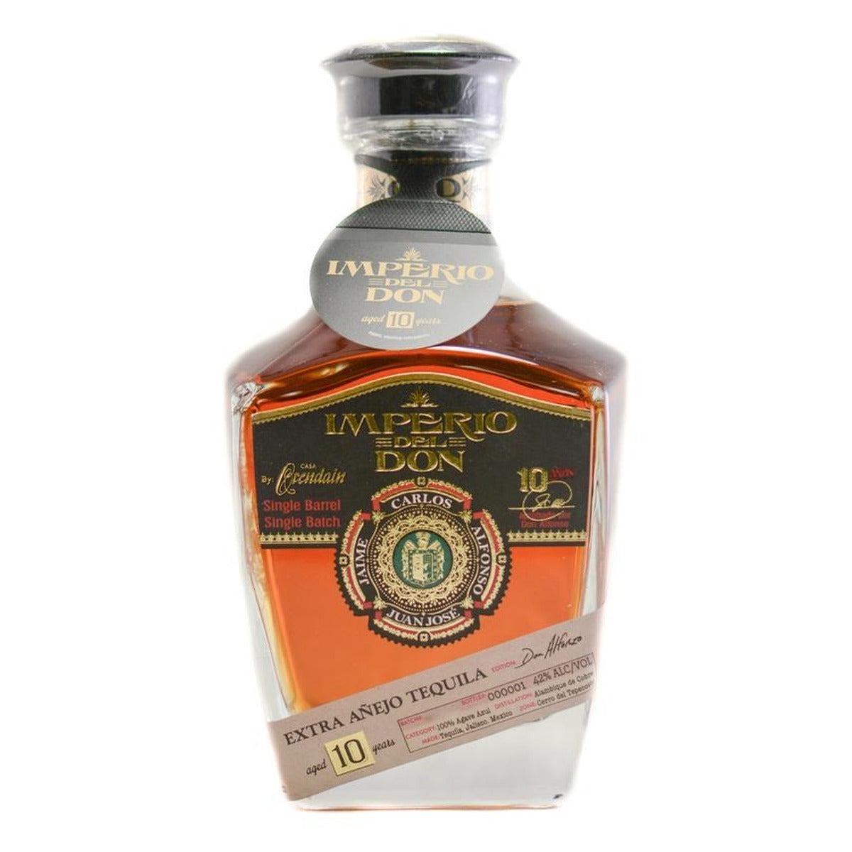 Imperio Del Don 10 Year Extra Anejo Tequila