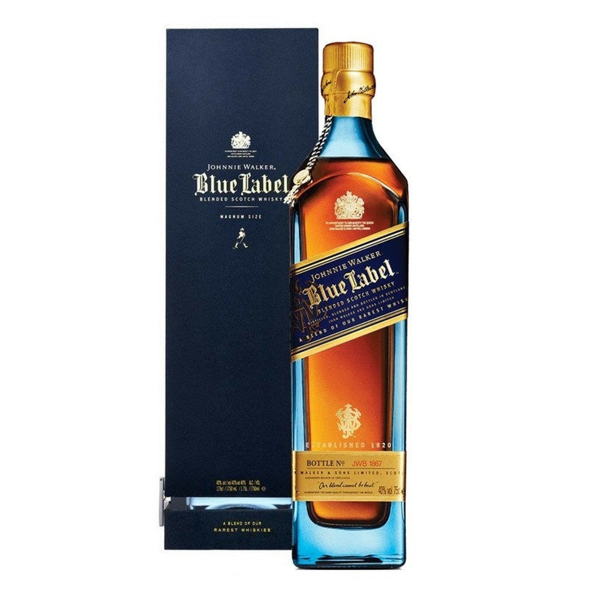 Johnnie Walker Blue Label Blended Scotch Whisky 1.75L