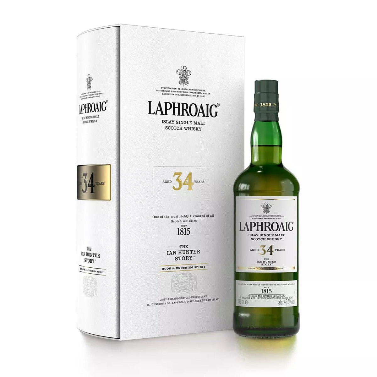 Laphroaig Aged 34 Year The Ian Hunter Story Book 5: Enduring Spirit