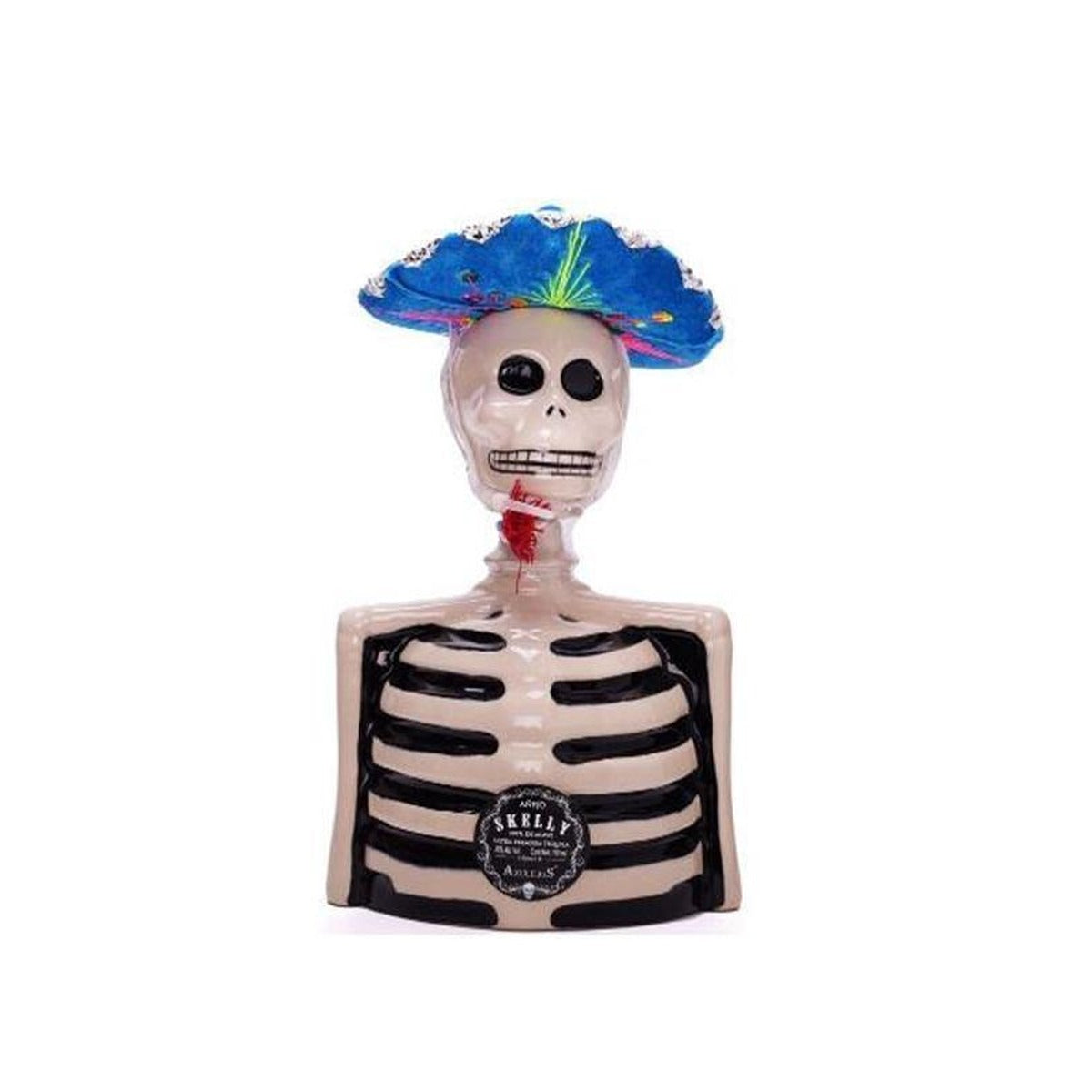 Los Azulejos Skelly Anejo Tequila