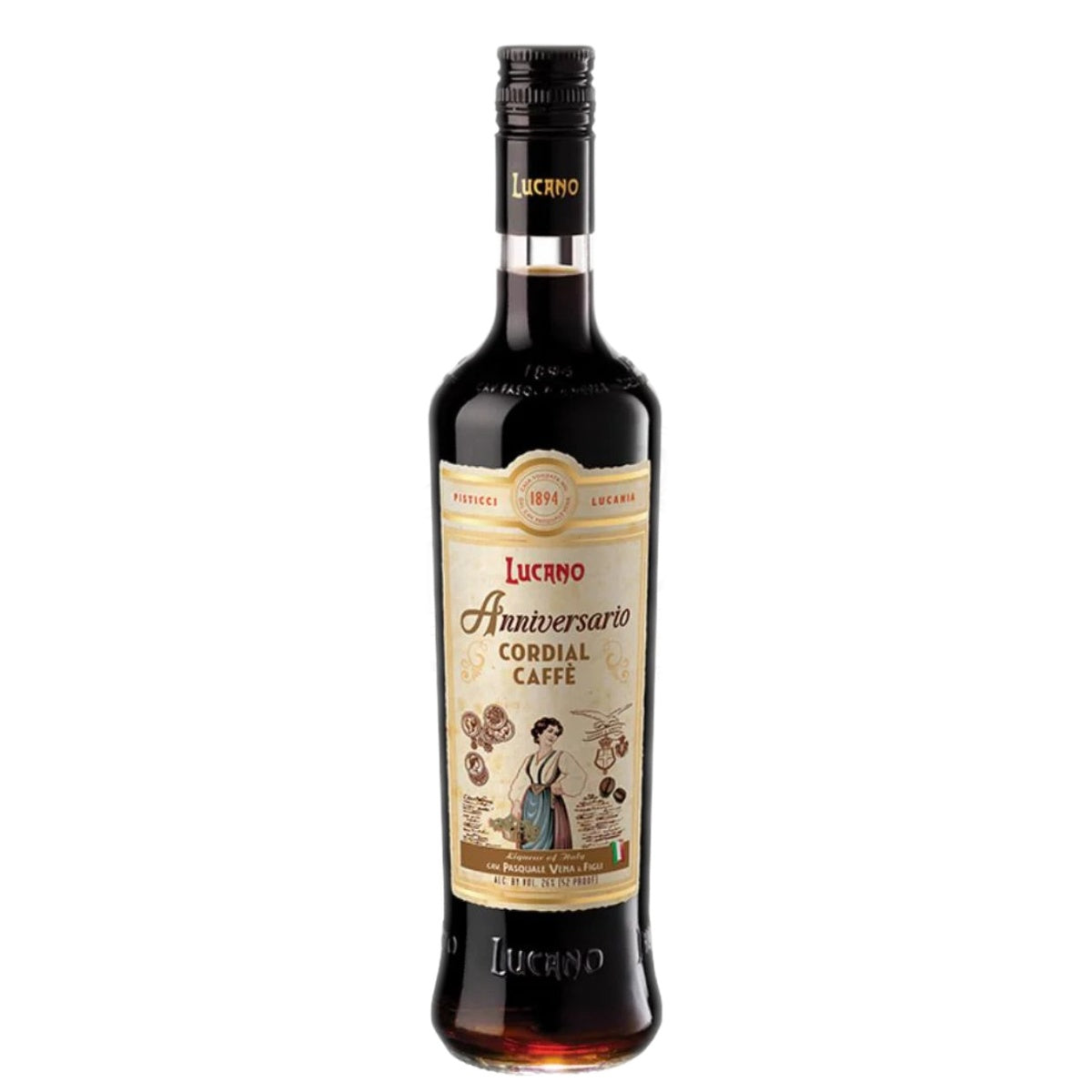 Lucano Cordial Caffe Anniversario Liqueur - Whisky and Whiskey