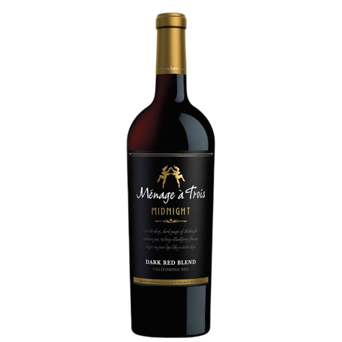 Menage a Trois Dark Red Blend Midnight California