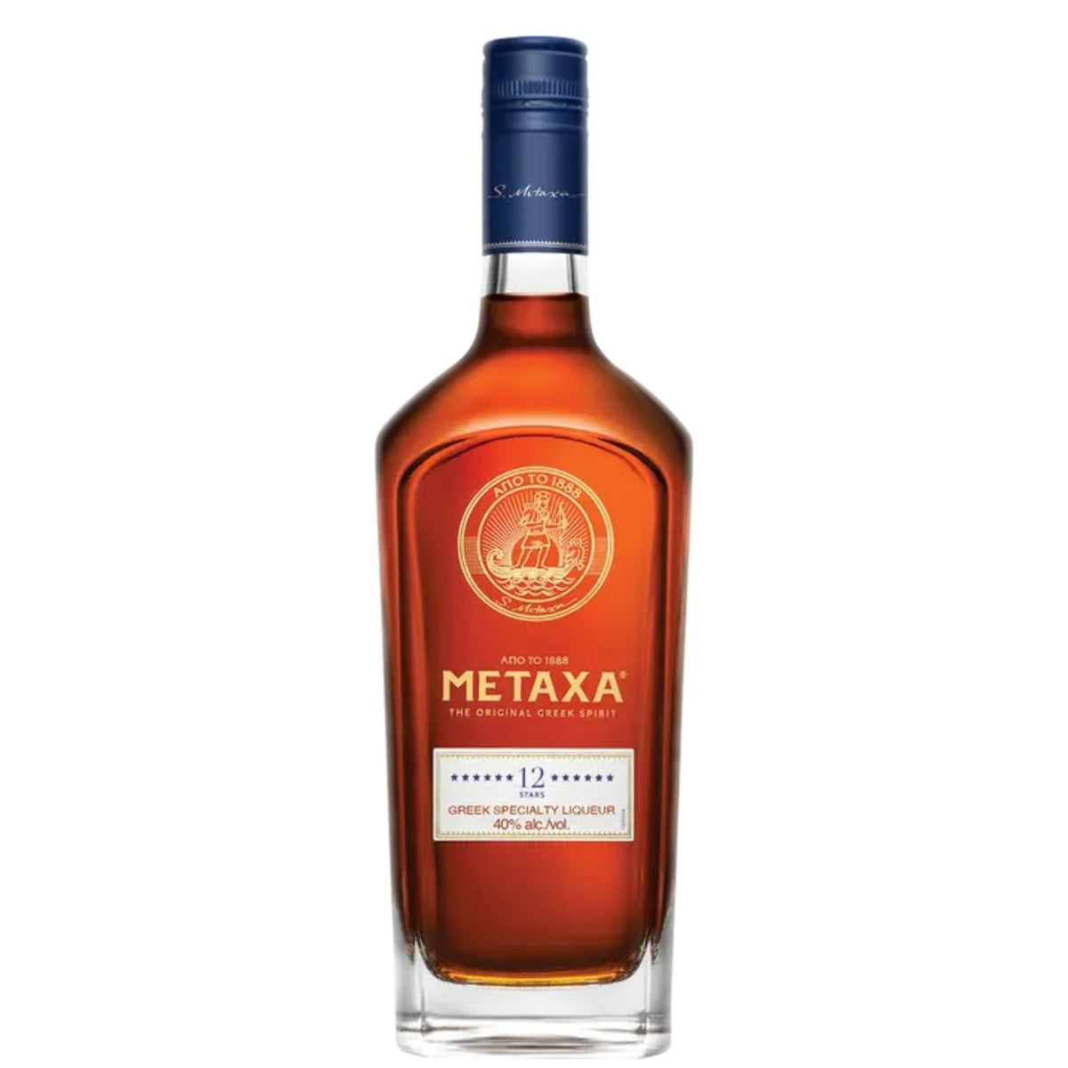 Metaxa 12 Star Brandy - Whisky and Whiskey