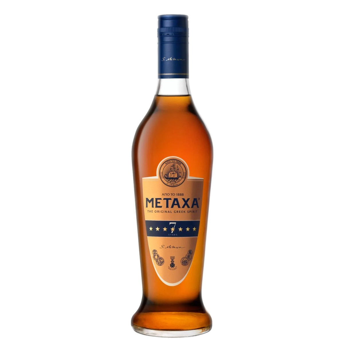 Metaxa 7 Stars Brandy - Whisky and Whiskey