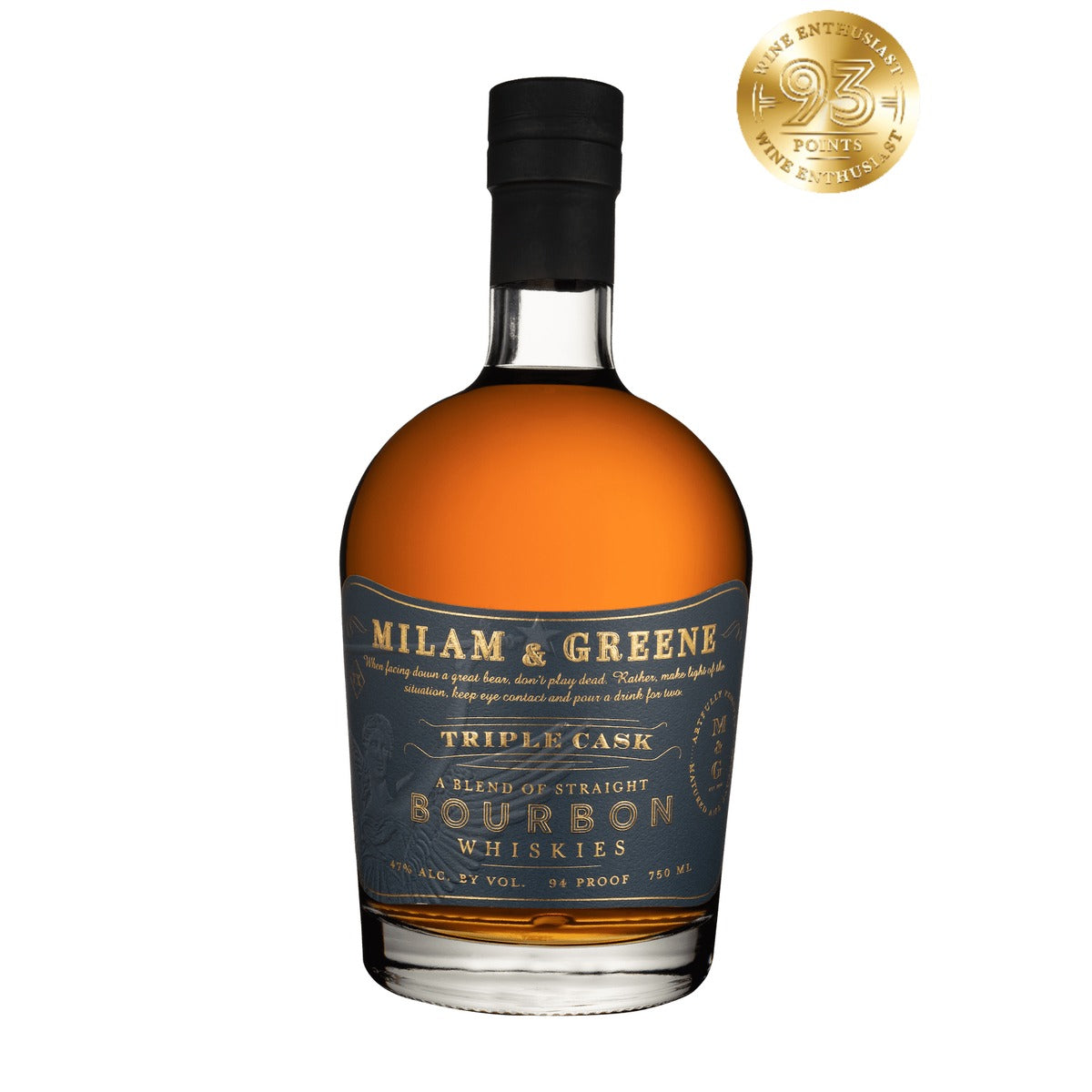 Milam & Greene Triple Cask Straight Bourbon Whiskey